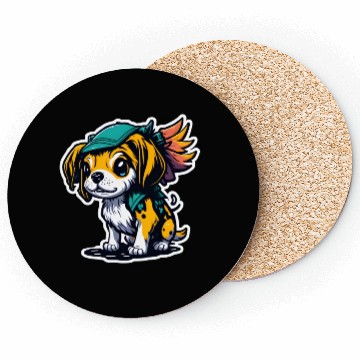 Discover Agent Bark: The Undercover Beagle Spy Coasters