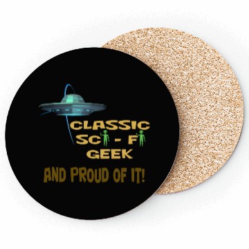 Discover Classic Sci-Fi Geek! Coasters