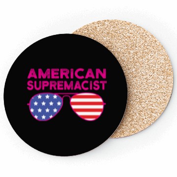 Discover American Supremacist American Flag Merica Usa Coasters