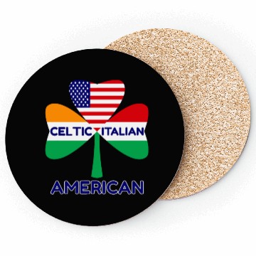 Discover Irish Italian American Flag And Celtic Shamrock Pr Coasters