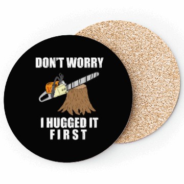 Discover Lumberjack Chainsaw Logging Arborist Coasters