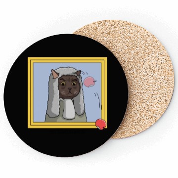Discover Newton Cat Graphic Coasters