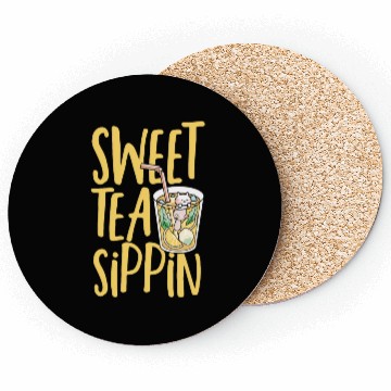 Discover Sweet Tea Sippin Iced Tea Drink Ice Tea Coasters