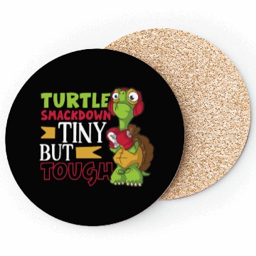 Discover Turtle Boxing Boxing Ring Boxer Gloves Boxing Figh Coasters