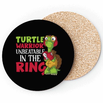 Discover Turtle Boxing Boxing Ring Boxer Gloves Boxing Figh Coasters