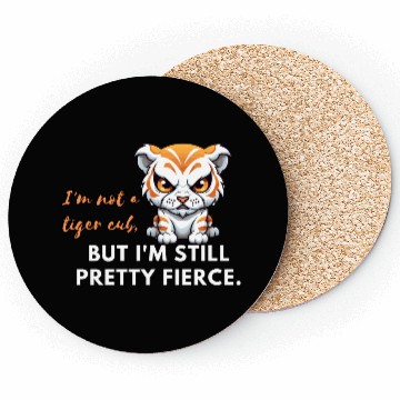 Discover Animals: Angry Tiger cub Coasters