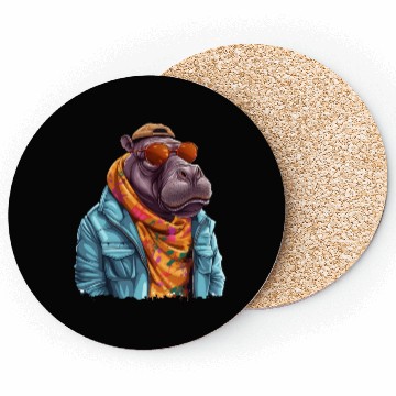 Discover Graffiti Hippo. Heavyweight Strength. Coasters