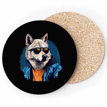 Discover Street Style Arctic Wolf | Wolf Lovers Coasters