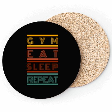 Discover Gym - motivational design Coasters