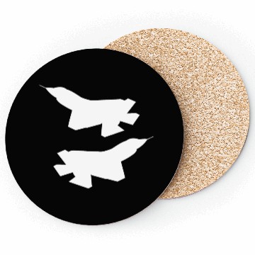 Discover F35 silhouette Coasters