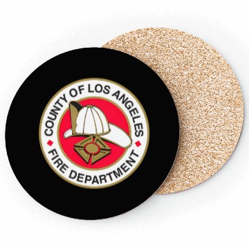 Discover County Of Los Angeles Fire Department Seal Coasters
