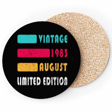 Discover august 1983 Anniversary august 1983 august Coasters