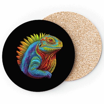 Discover Luminous Lizard Coasters
