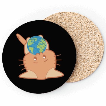Discover The World Is Meow Coasters