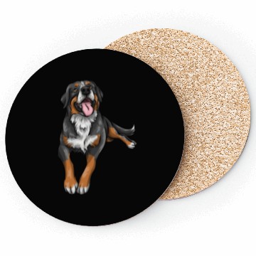 Discover Cute Bernese Mountain Dog Coasters