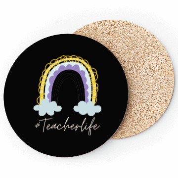 Discover Teacher Life Kindergarten Teacher Appreciation Coasters