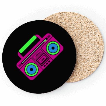Discover 80s Boombox Coasters