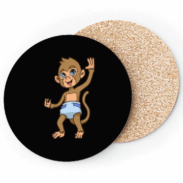 Discover Kawaii Baby Monkey Coasters