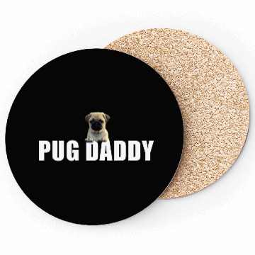 Discover Pug Daddy Coasters