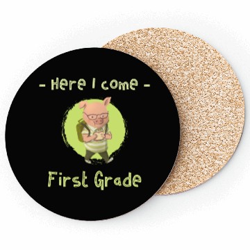 Discover Back to school First Grade Coasters