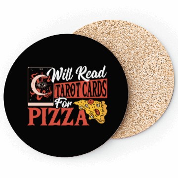 Discover Will Read Tarot Cards For Pizza Tarot Cards Coasters
