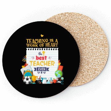 Discover Best teacher ever Coasters