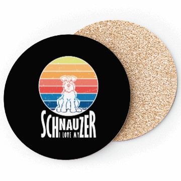 Discover Schnauzer Love Coasters