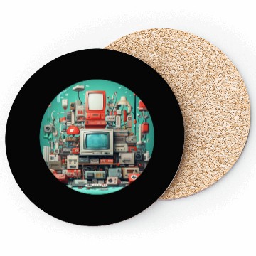 Discover Retro Gaming Magic: Unleash the 8-Bit Nostalgia! Coasters