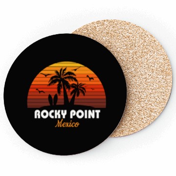 Discover Retro Rocky Point Mexico Puerto Penasco Sunset Coasters