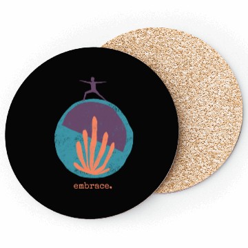 Discover Embrace Yoga Coasters