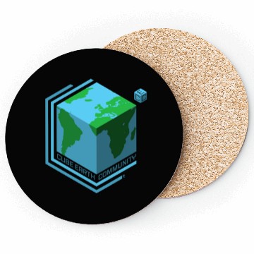 Discover Cube Earth Community Coasters
