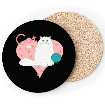 Discover Love Persian Cat Coasters