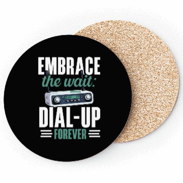 Discover Dial Up Internet Connection 90's Computer Jokes Coasters