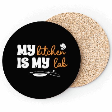 Discover My Kitchen Is My Lab For Chef Cooking Lover Funny Coasters