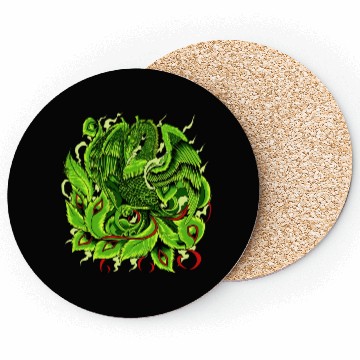 Discover Mythical Creature From Japan Japanese Phoenix Coasters