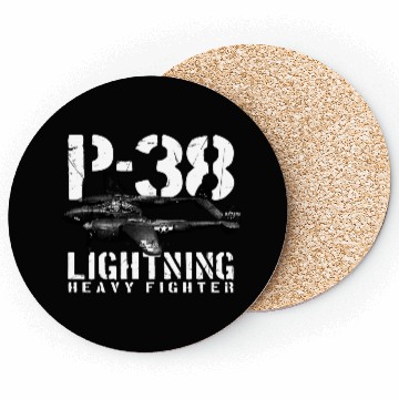 Discover P 38 Lighting Heavy Fighter Coasters