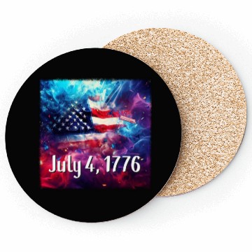 Discover July 4th, 1776 Coasters