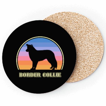 Discover Border Collie Sunset Dog Coasters