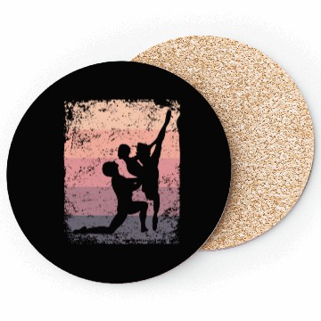 Discover Ballet Dance Couple Vintage Ballerina Coasters