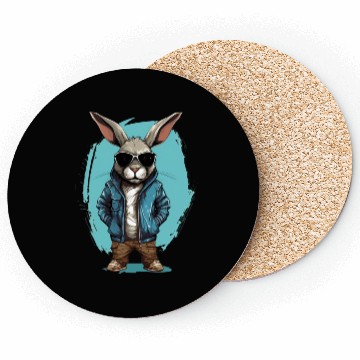 Discover Bad Rabbit. Raw Street Art Style. Coasters
