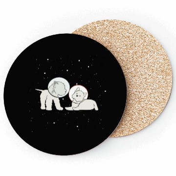 Discover Space corgis classic Coasters