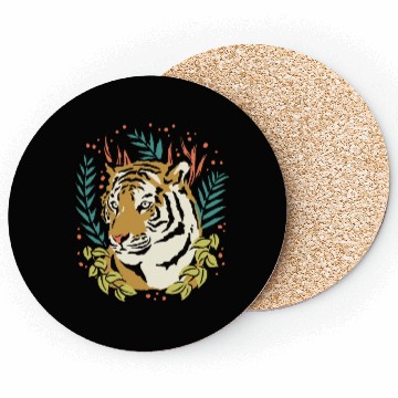 Discover Flower Tiger Coasters