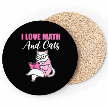 Discover Math and Cats Veterinarian Gift Coasters