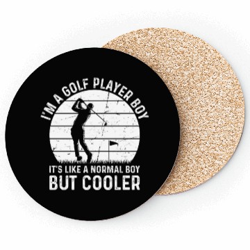 Discover I'm A Golf Player Boy - Golfer Boys Coasters