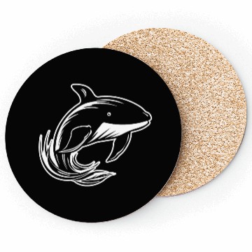 Discover Whale Ocean Marine Coasters