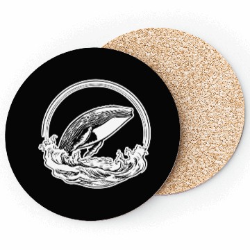 Discover Whale Ocean Marine Coasters