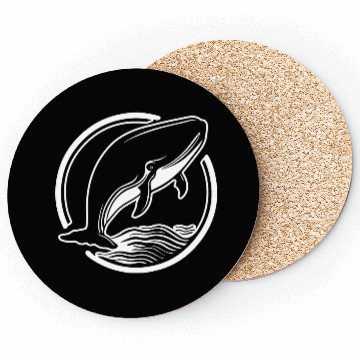 Discover Whale Ocean Marine Coasters