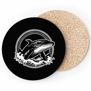 Discover Whale Ocean Marine Coasters