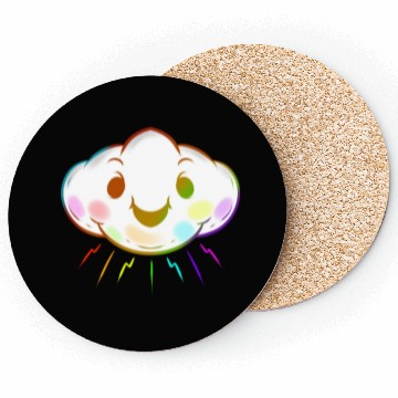 Discover Colorful Rainbow Cloud Lgbtq Lesbian Gay Pride Coasters