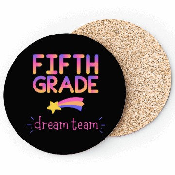 Discover Bright Dream Team Teacher Student Coasters